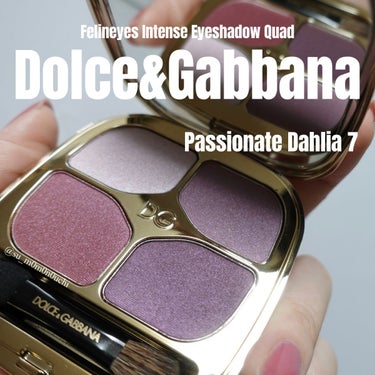 フェリンアイズ インテンスアイシャドウ クアッド/DOLCE&GABBANA BEAUTY/アイシャドウパレットを使ったクチコミ（1枚目）