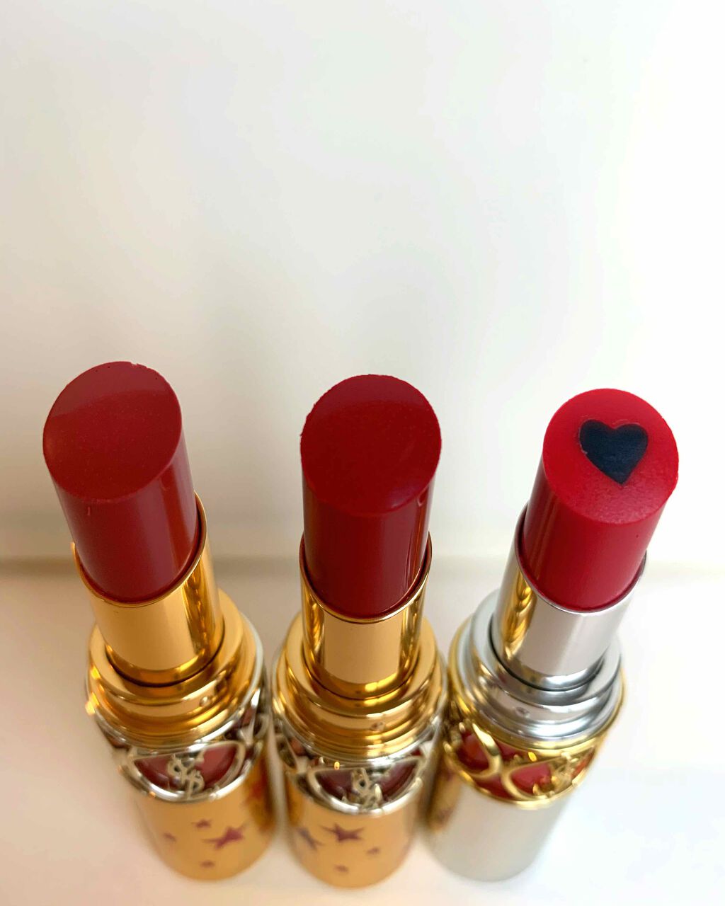 七重 on LIPS 「YSLヴォリュプテシャイン💄デビューしました。近くに店舗がない..」(3枚目)
