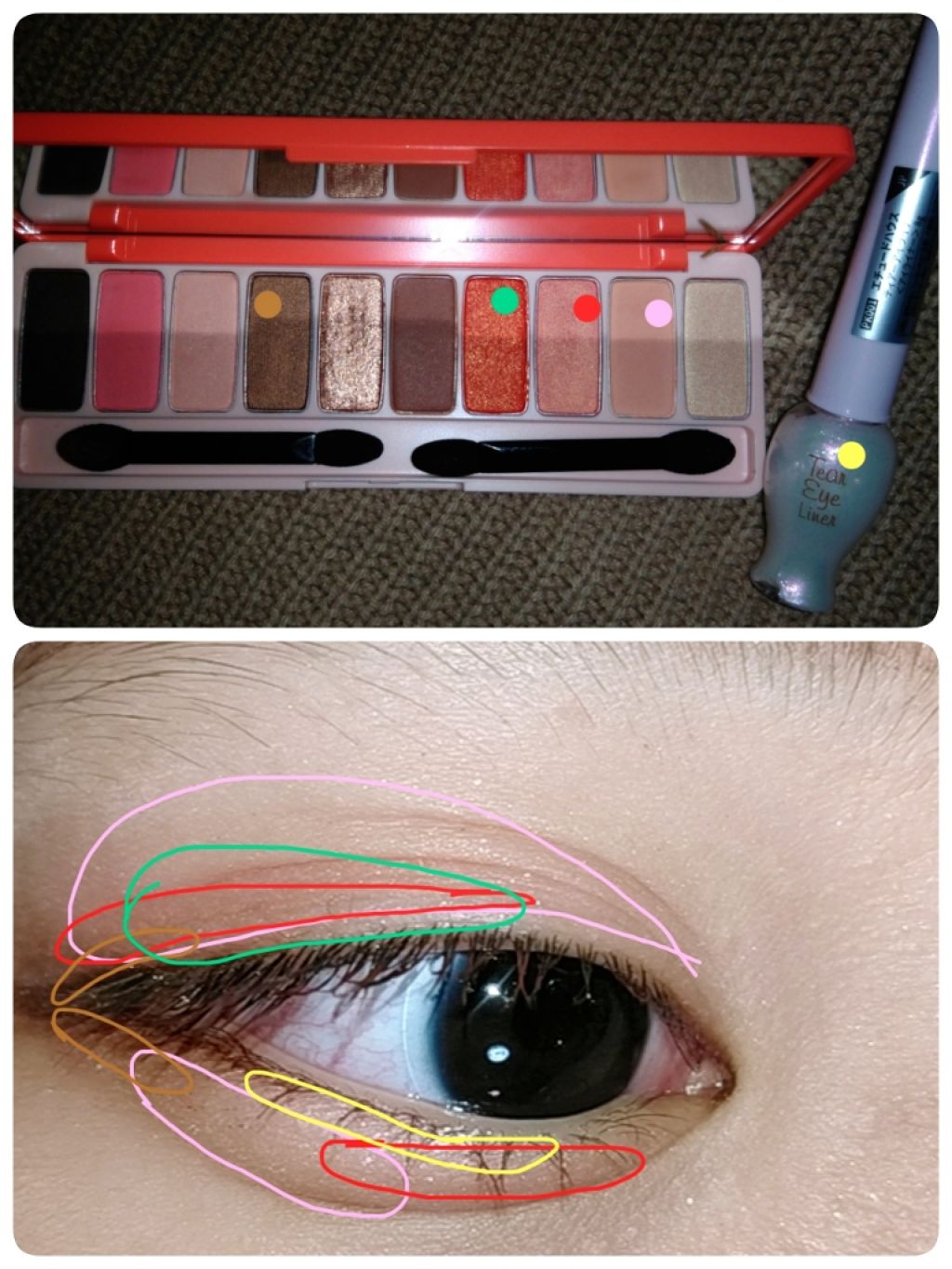 ティアー アイライナー/ETUDE/リキッドアイライナーを使ったクチコミ（2枚目）