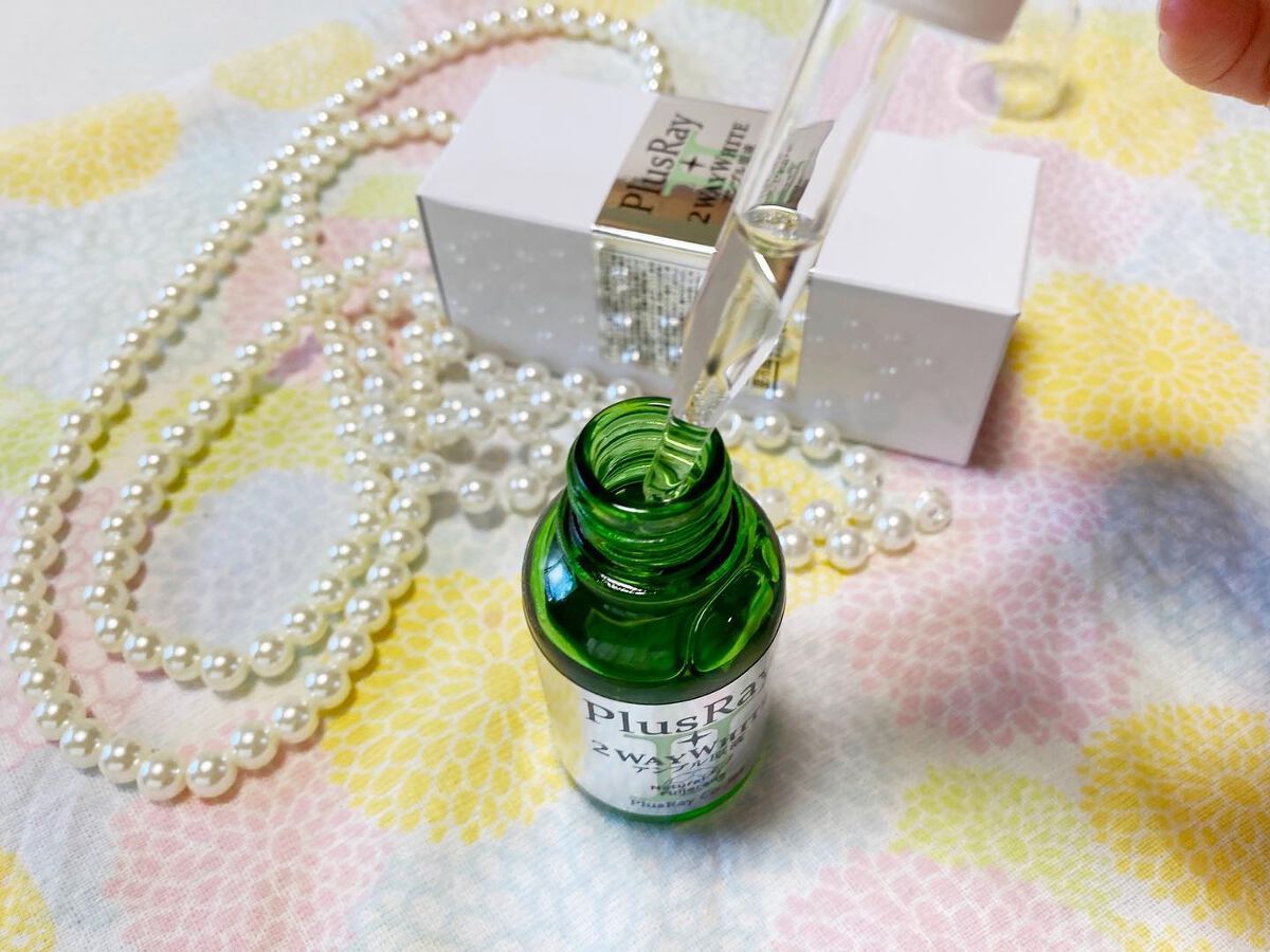 ツーウェイホワイト アンプル原液/PlusRay/美容液を使ったクチコミ（2枚目）