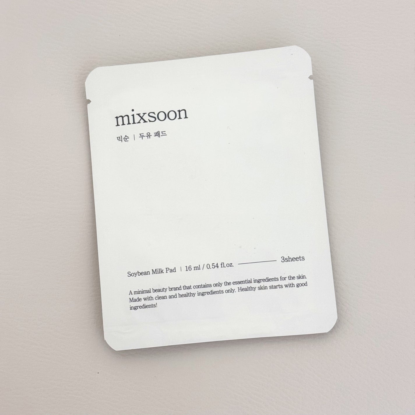 豆乳パッド/mixsoon/トナーパッドを使ったクチコミ(1枚目)
