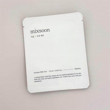 豆乳パッド/mixsoon/トナーパッドを使ったクチコミ(1枚目)