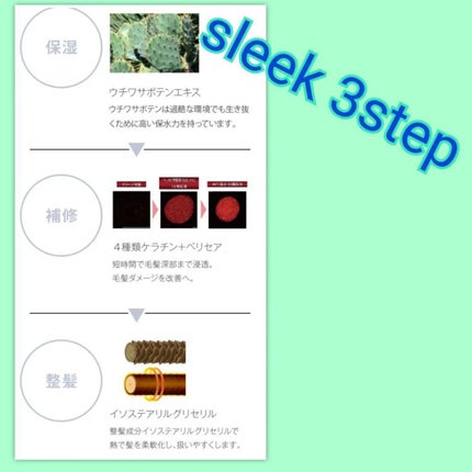 バランスエフェクトシャンプー/トリートメント/スリーク by サラサロン/市販シャンプーを使ったクチコミ(3枚目)