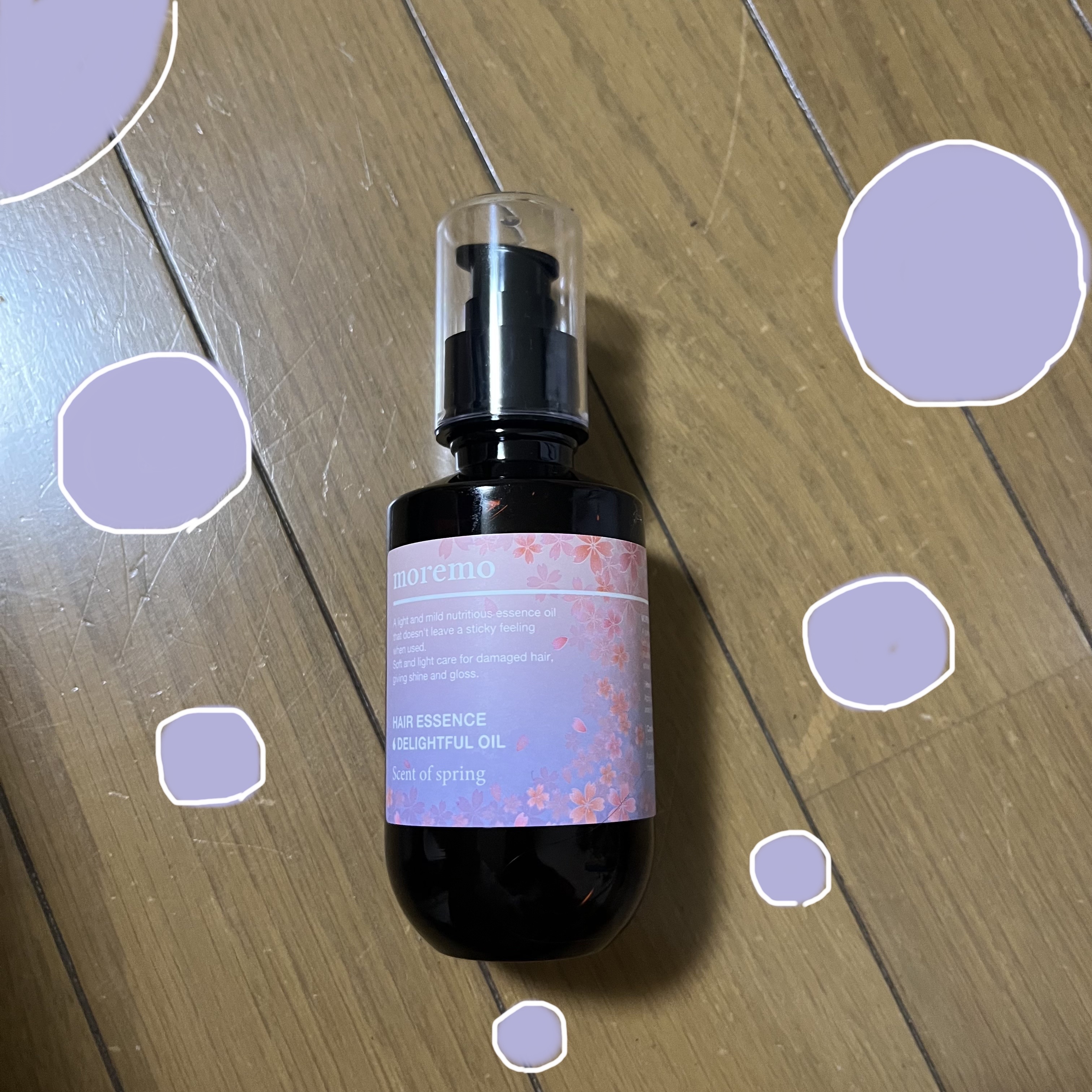 ヘアエッセンスディライトフルオイル 70ml / Hair Essence Delightful Oil 70ml/moremo/ヘアオイルを使ったクチコミ（1枚目）