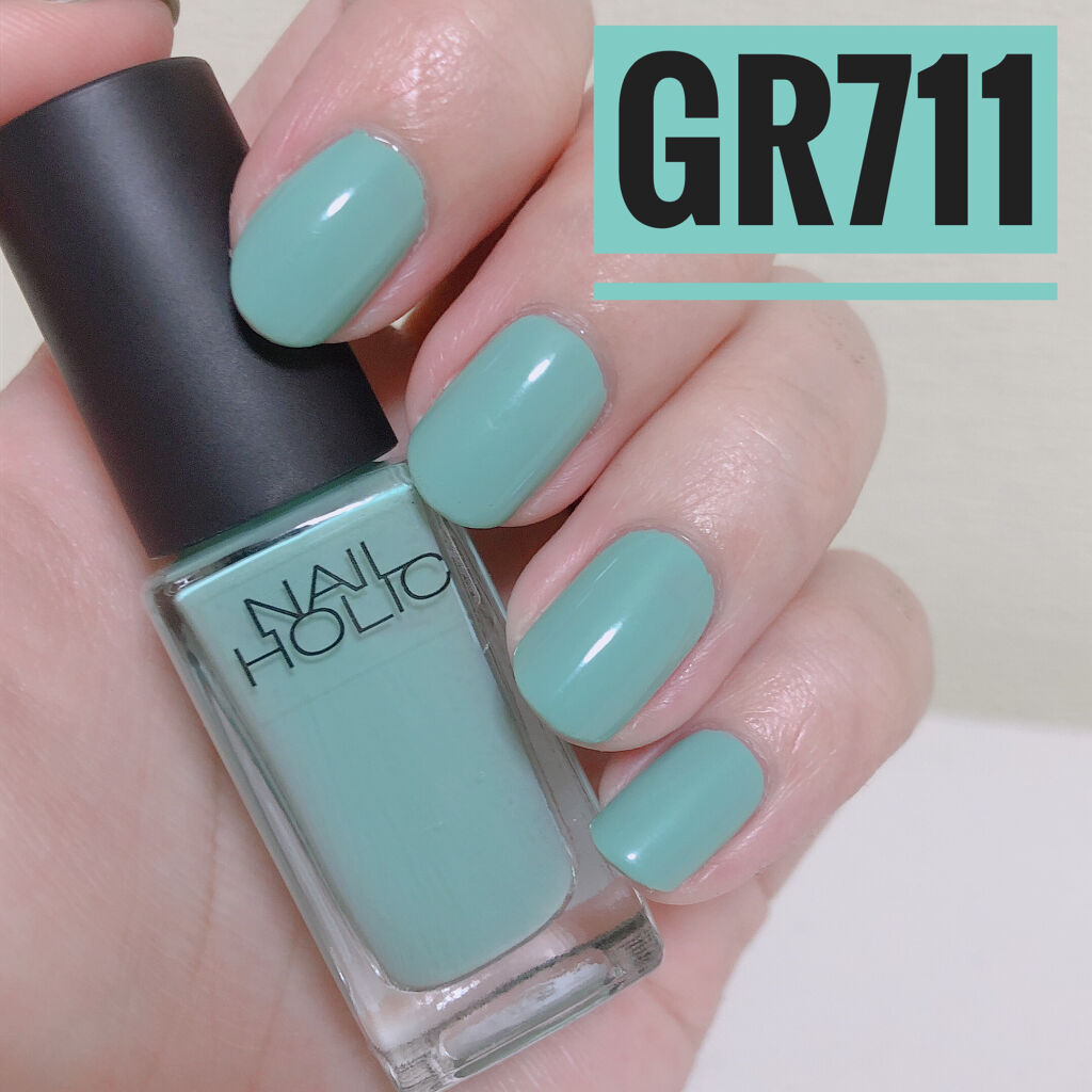 ネイルホリック Milky color GR711/ネイルホリック/マニキュアを使ったクチコミ（1枚目）