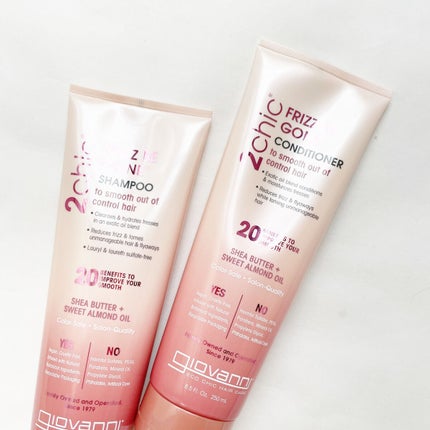 2chic フリッズビーゴーンシャンプー/コンディショナー/giovanni/市販シャンプーを使ったクチコミ(2枚目)