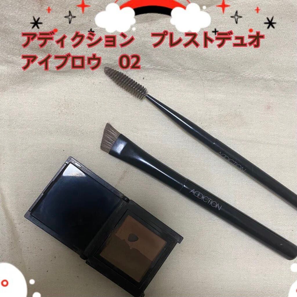 プレスド デュオ アイブロウ/ADDICTION/パウダーアイブロウを使ったクチコミ(1枚目)