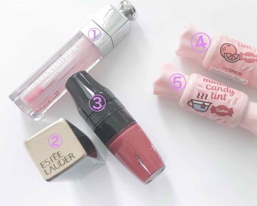 💄普段使いリップ💄
毎日持ち歩くポーチに必ず入っているリップ達です🙆‍♀️

くすみピンクやローズ系の色味多め。

②・③は本当に毎日使い！
どちらもマット系なので、気分によってマキシマイザーを塗り重ね