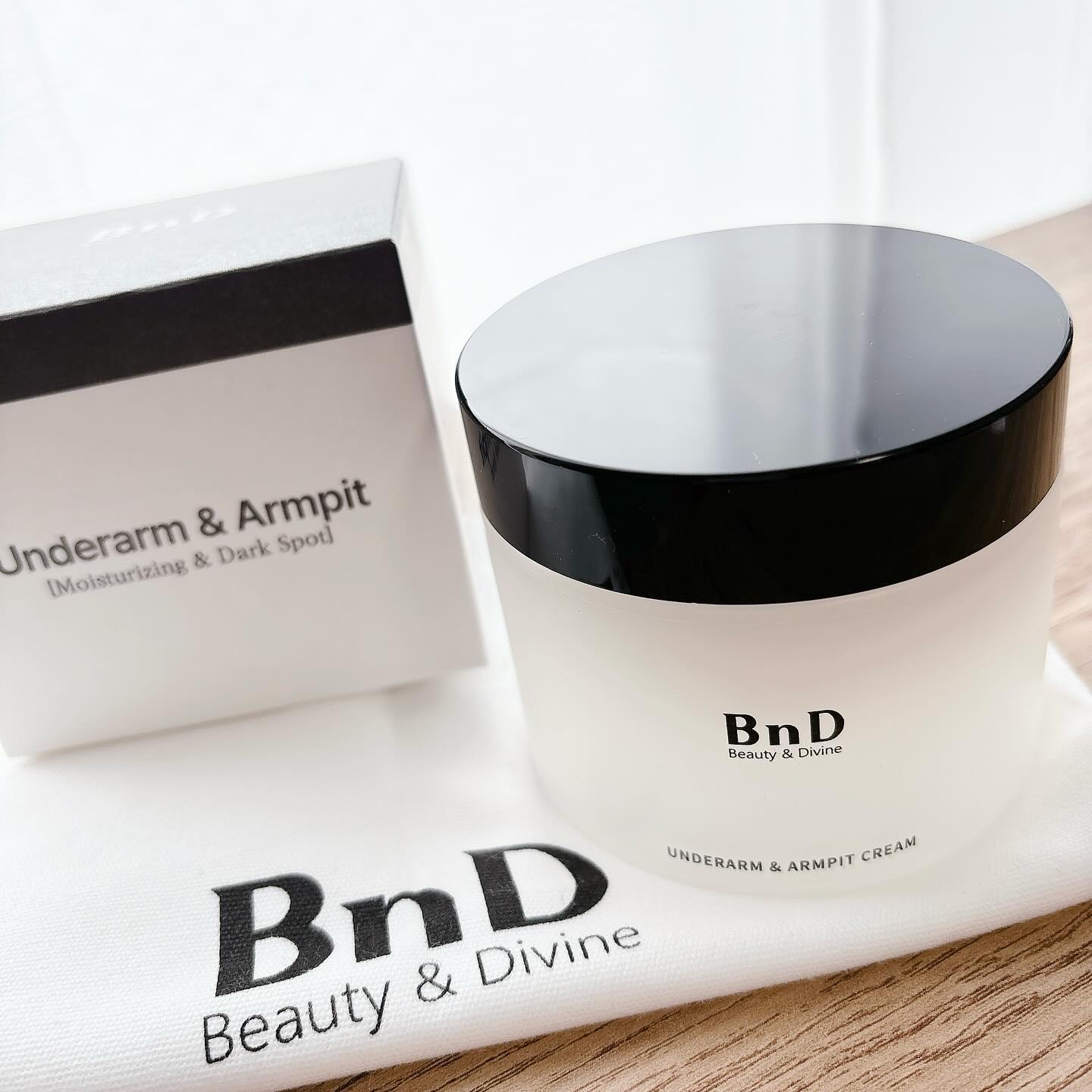 BnDアンダーアームクリーム(ボディクリーム)/BnD/デリケートゾーンケアを使ったクチコミ（1枚目）