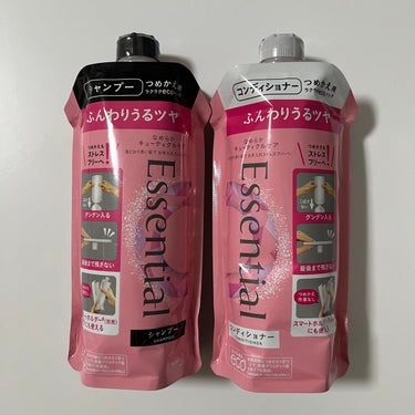 ふんわりうるツヤ シャンプー／コンディショナー コンディショナー つめかえ用 340ml/エッセンシャル/シャンプー・コンディショナーを使ったクチコミ（1枚目）