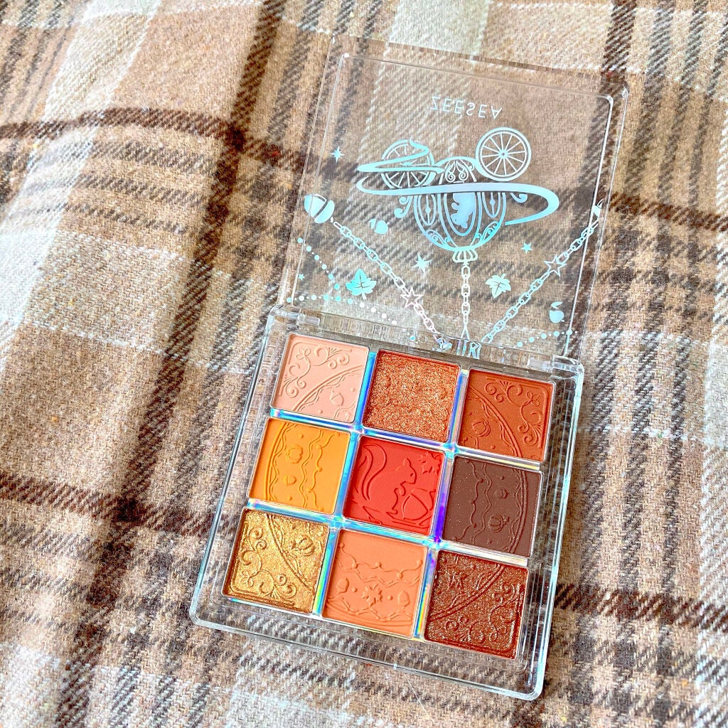 クォーツ 9色アイシャドウパレット(ドリームランドアイシャドウ)/ZEESEA/アイシャドウパレットを使ったクチコミ(2枚目)