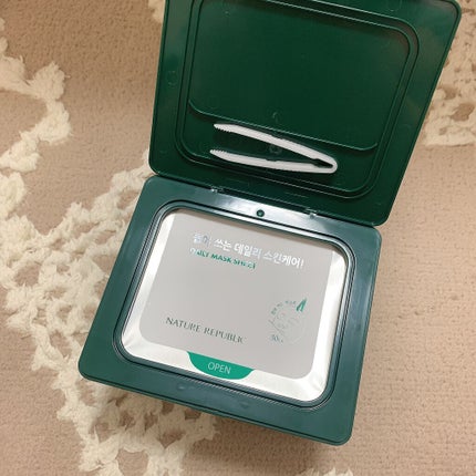 グリーンダーマCICA デイリーシートマスク/ネイチャーリパブリック/シートマスク・パックを使ったクチコミ(2枚目)