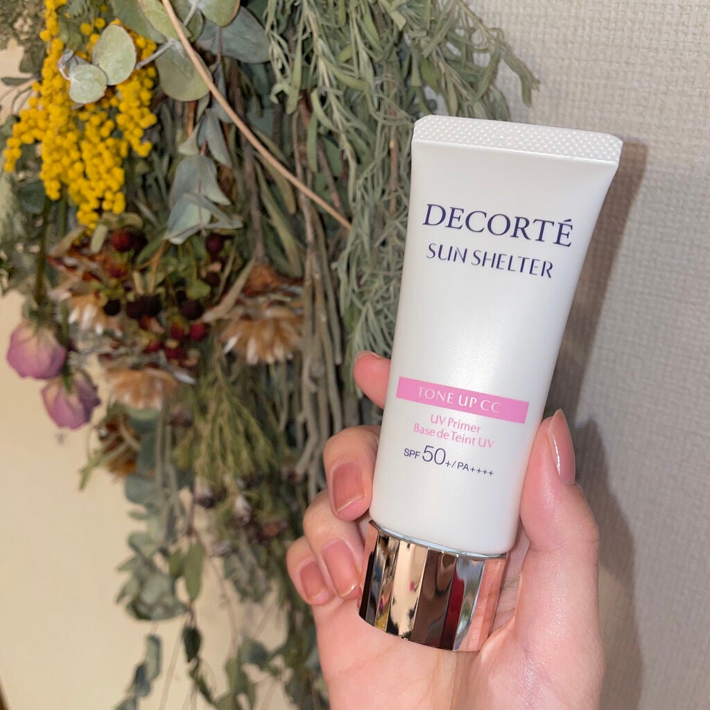 サンシェルター トーンアップCC/DECORTÉ/CCクリームを使ったクチコミ(1枚目)