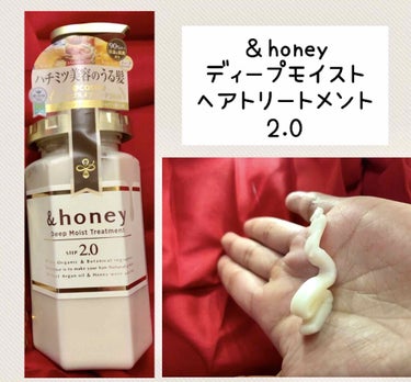 ディープモイスト シャンプー1.0／ヘアトリートメント2.0/&honey/シャンプー・コンディショナーを使ったクチコミ（3枚目）