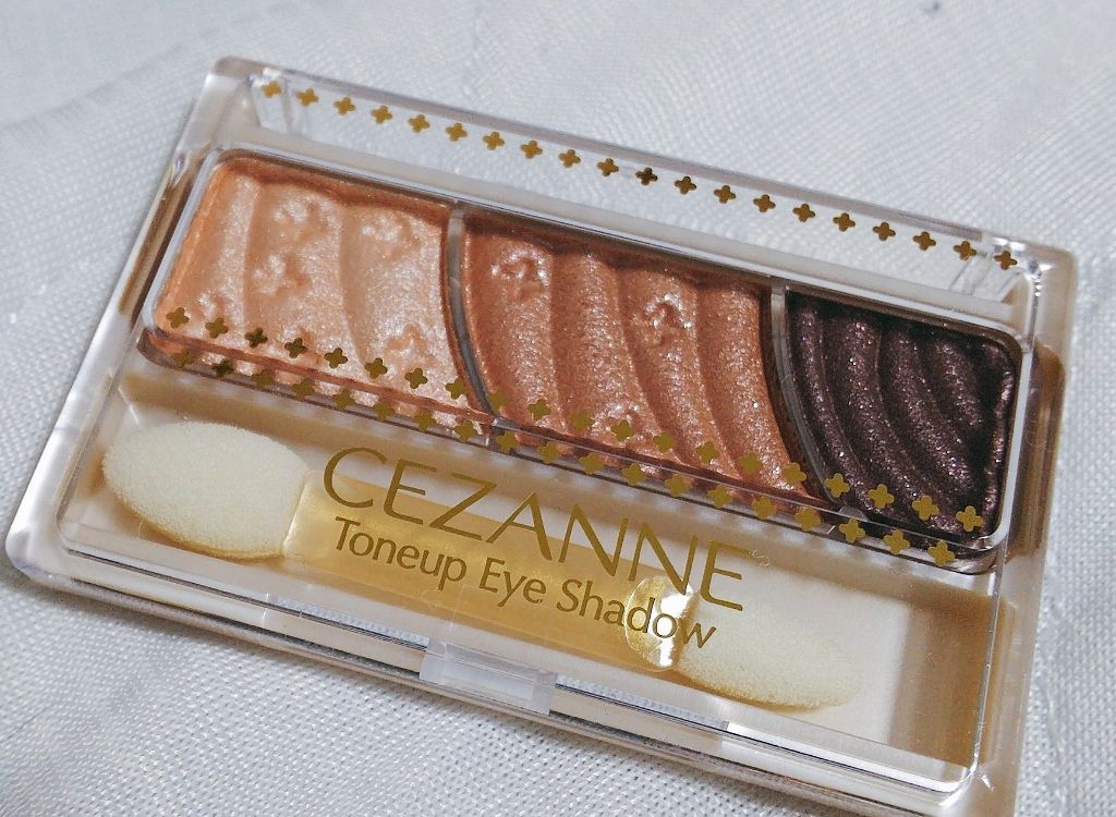 トーンアップアイシャドウ/CEZANNE/アイシャドウパレットを使ったクチコミ(1枚目)