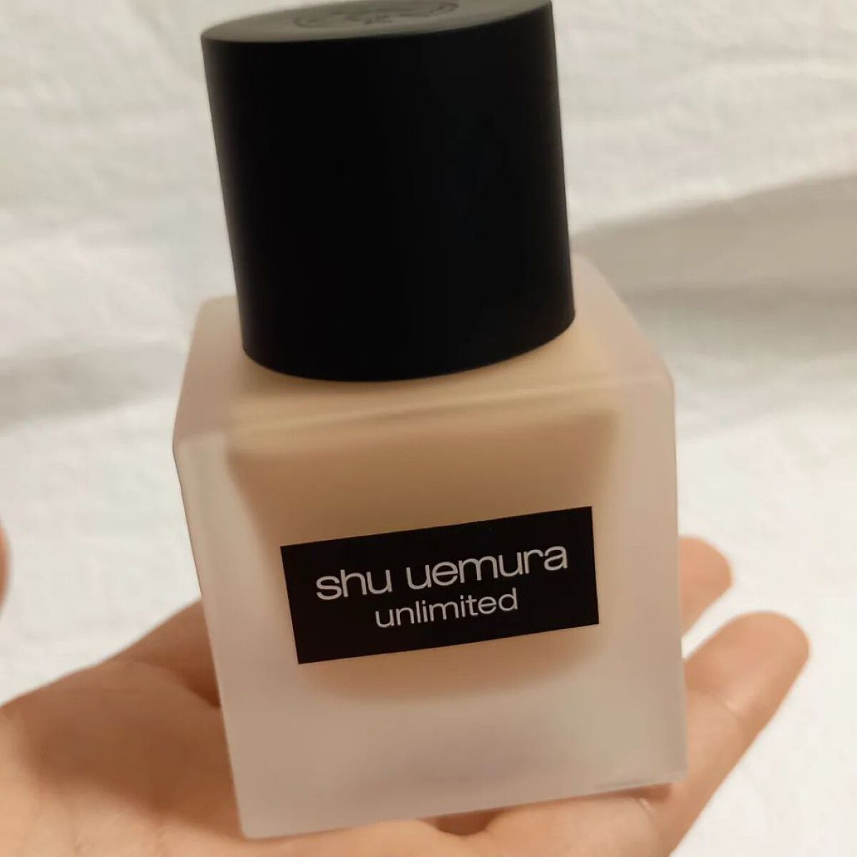 （旧）アンリミテッド ラスティング フルイド/shu uemura/リキッドファンデーションを使ったクチコミ（2枚目）