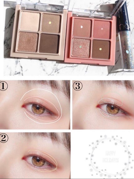 ベターザンアイズ/rom&nd/アイシャドウパレットを使ったクチコミ(3枚目)