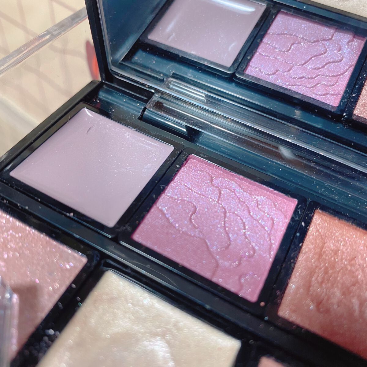 ドラマティックアイカラー (パウダー)/(クリーム)/マキアージュ/アイシャドウパレットを使ったクチコミ(5枚目)