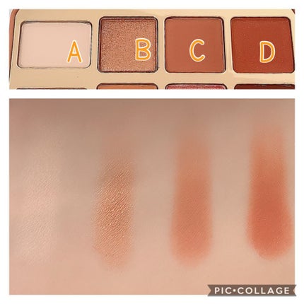 ソルテッド キャラメル ミニ アイシャドウ パレット/Too Faced/アイシャドウパレットを使ったクチコミ(4枚目)