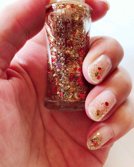 IT'S DEMO スパンコールネイルポリッシュ/IT'S DEMO/マニキュアを使ったクチコミ(1枚目)