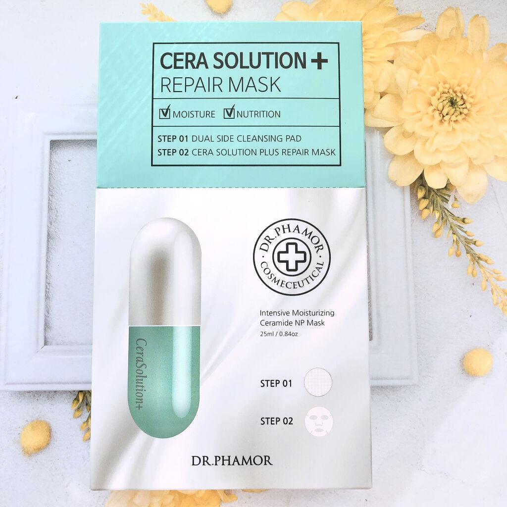 Dr.PHAMOR CERASOLUTION REPAIRMASK/DR.PHAMOR/シートマスク・パックを使ったクチコミ（1枚目）