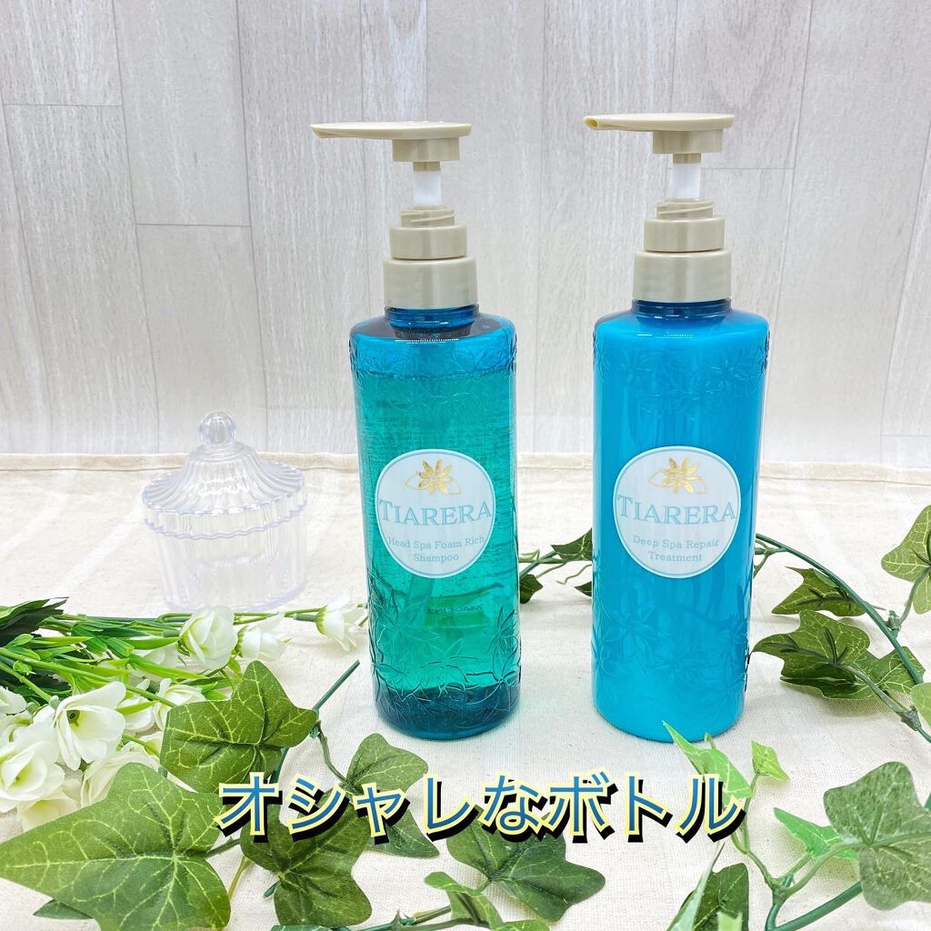 ヘッドスパフォームリッチシャンプー/ディープスパリペアトリートメント/TIARERA/市販シャンプーを使ったクチコミ(2枚目)