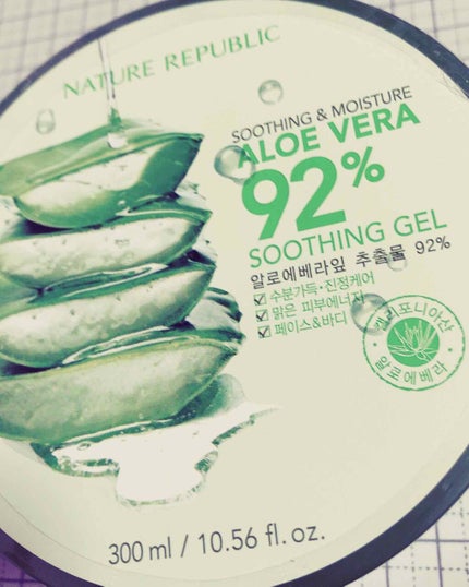 マイルド&モイスチャーアロエジェル/ネイチャーリパブリック/ボディローションを使ったクチコミ(1枚目)