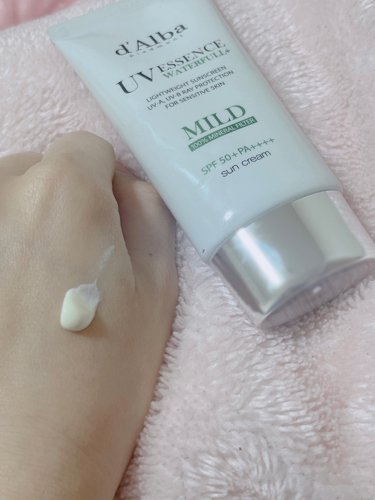 ウォータフルマイルドサンクリーム/ダルバ/日焼け止めクリームを使ったクチコミ(2枚目)