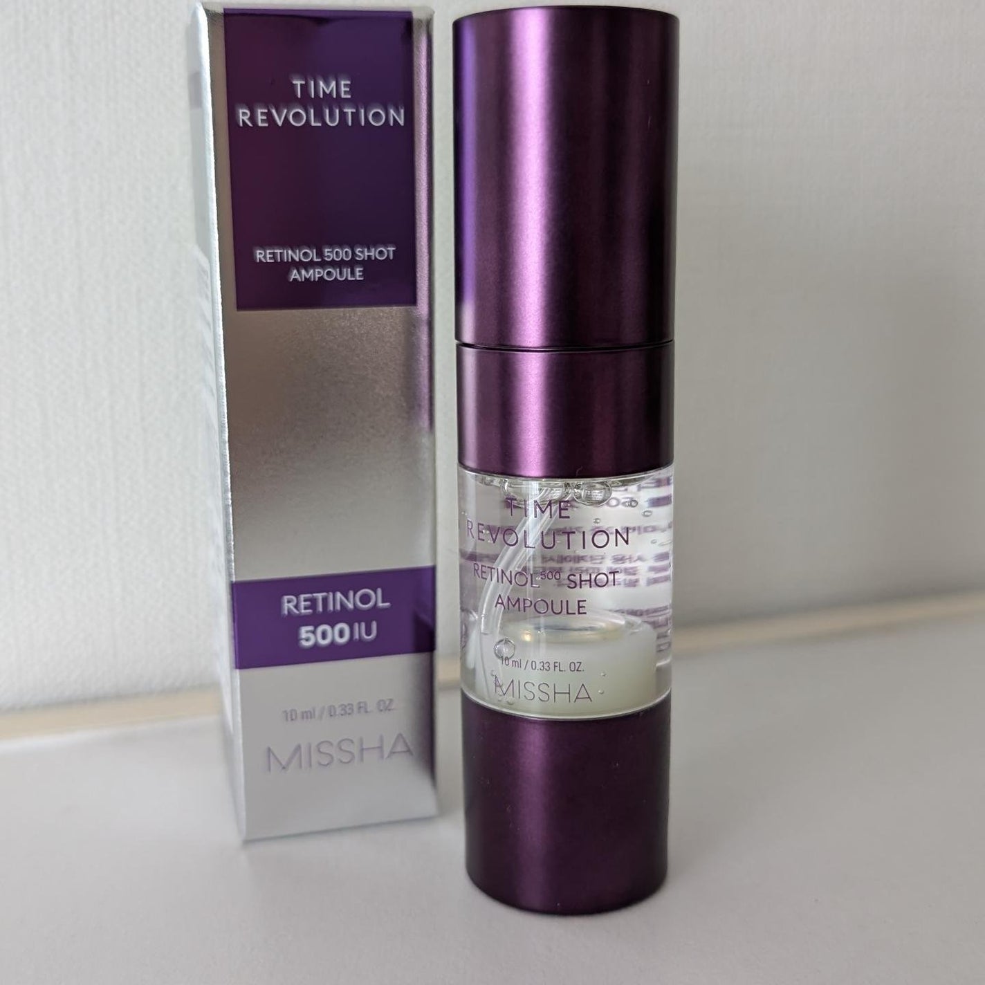 ミシャ タイムレボリューション レチ500ショット美容液/MISSHA/美容液を使ったクチコミ(1枚目)