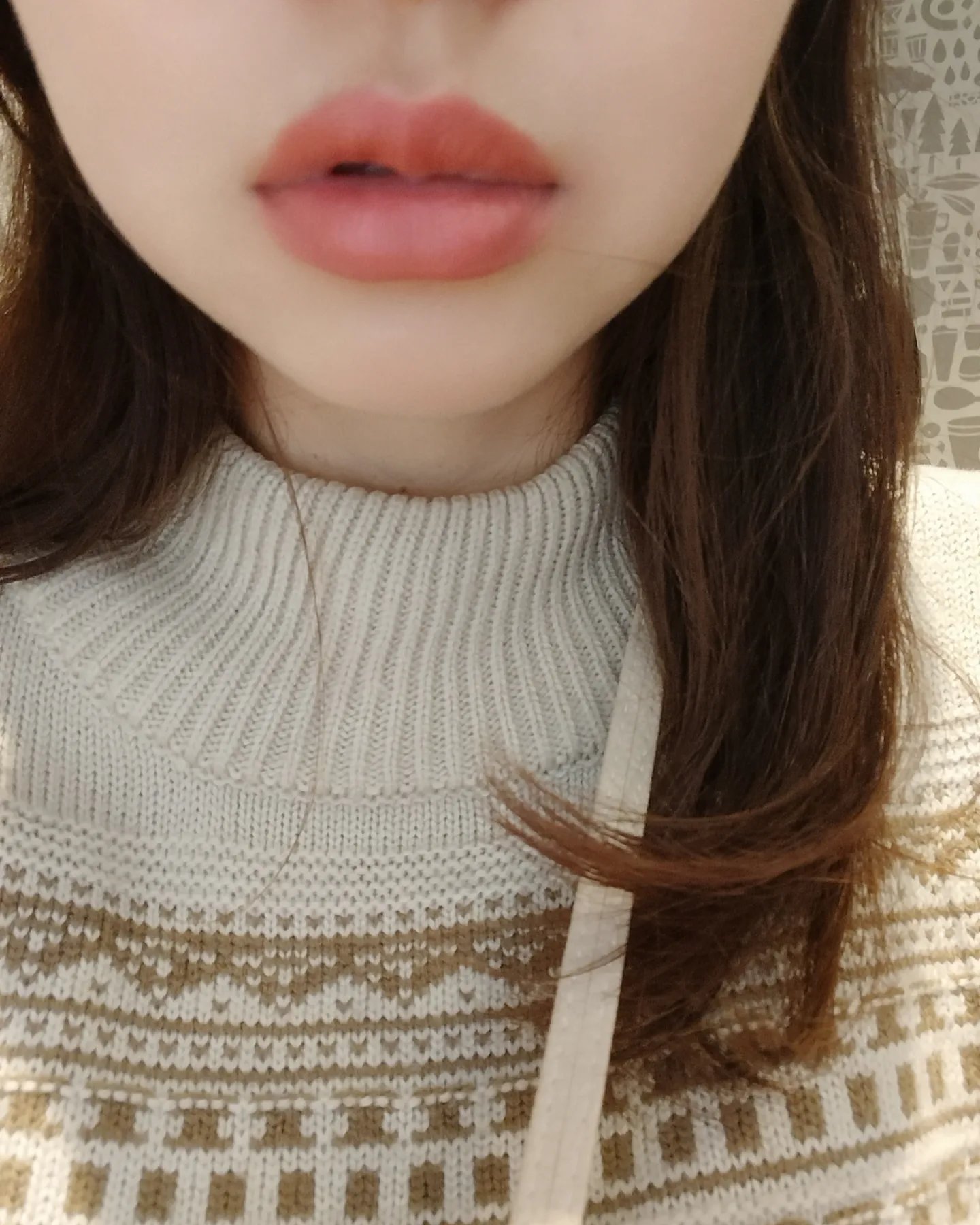 ナチュラルカラーリップ　 01 ピンクベージュ/rafuna/口紅を使ったクチコミ（3枚目）