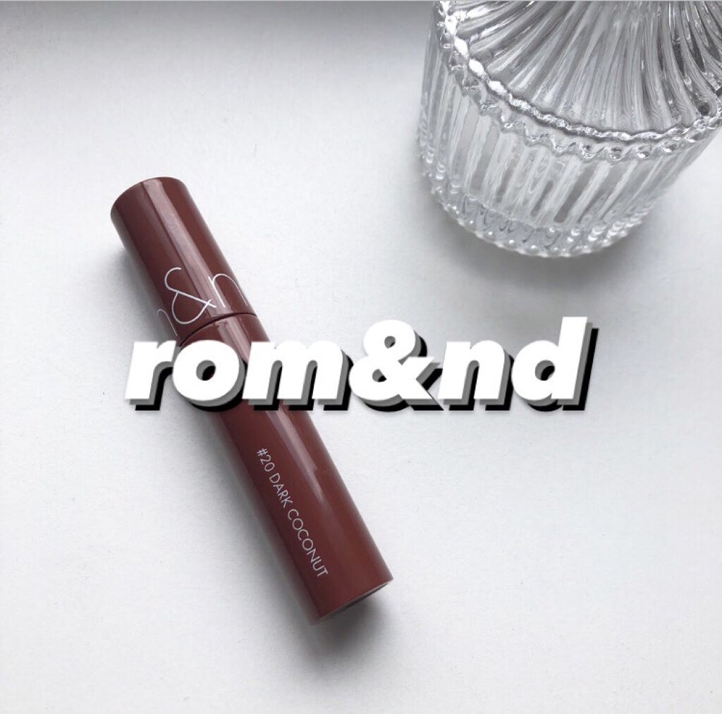ジューシーラスティングティント/rom&nd/リップティントを使ったクチコミ（1枚目）
