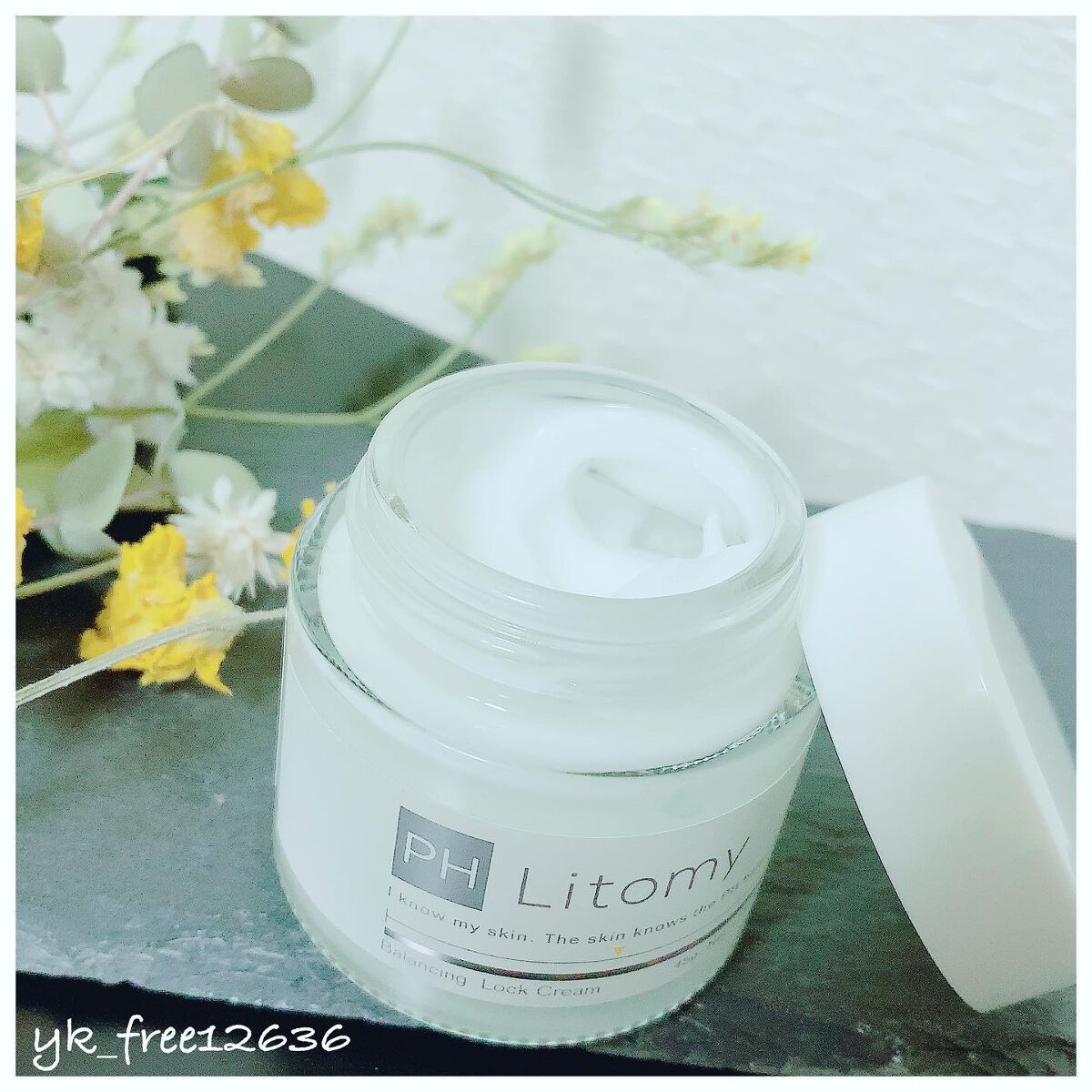 バランシング ロッククリーム/Litomy/フェイスクリームを使ったクチコミ（2枚目）