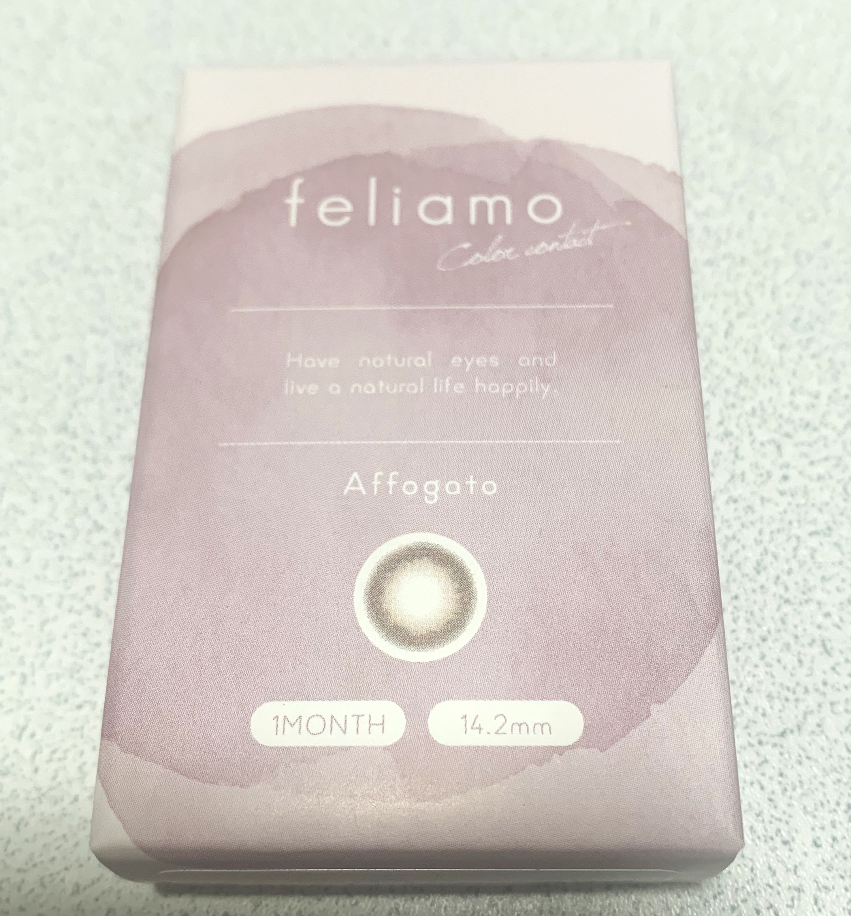 feliamo 1month アフォガード/feliamo/１ヶ月（１MONTH）カラコンを使ったクチコミ（1枚目）