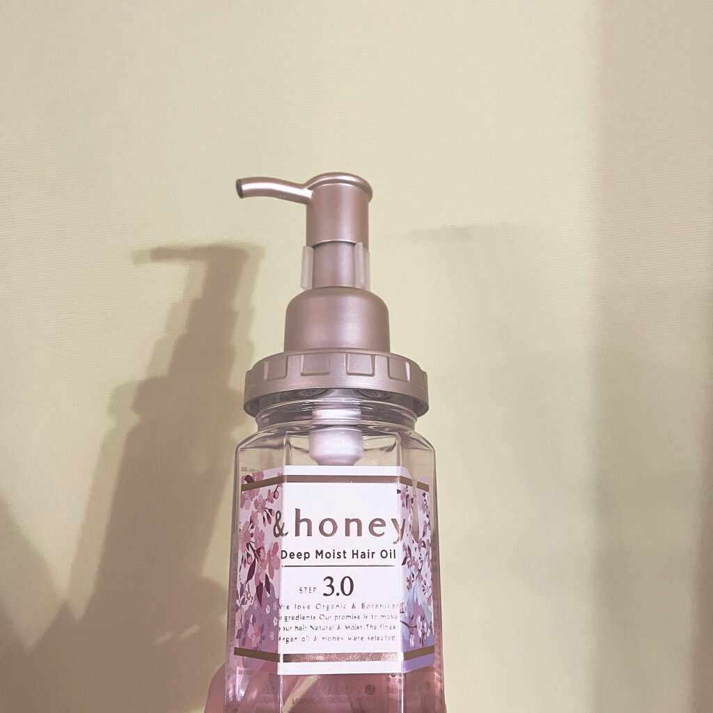 サクラ ディープモイスト ヘアオイル/&honey/ヘアオイルを使ったクチコミ(1枚目)