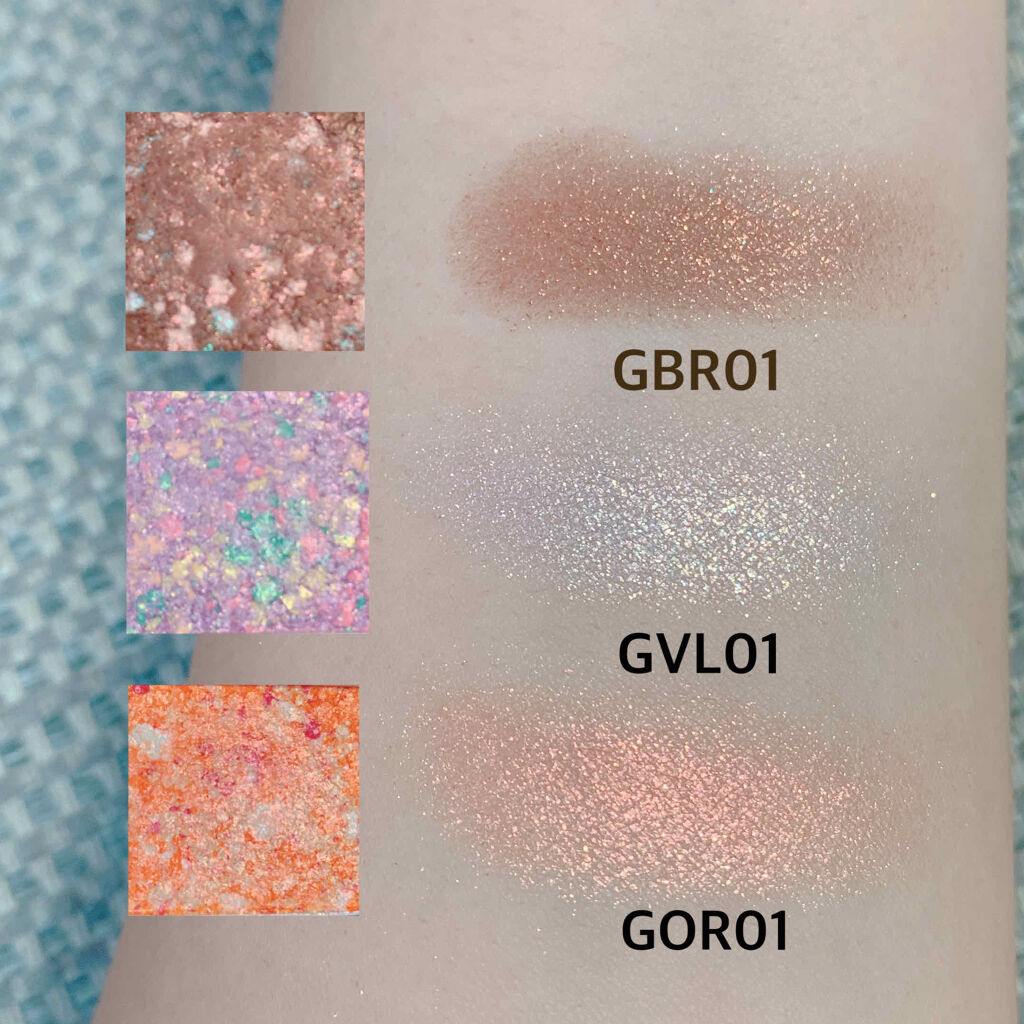 グリッタープリズム シャドウ/MISSHA/グリッターを使ったクチコミ（2枚目）