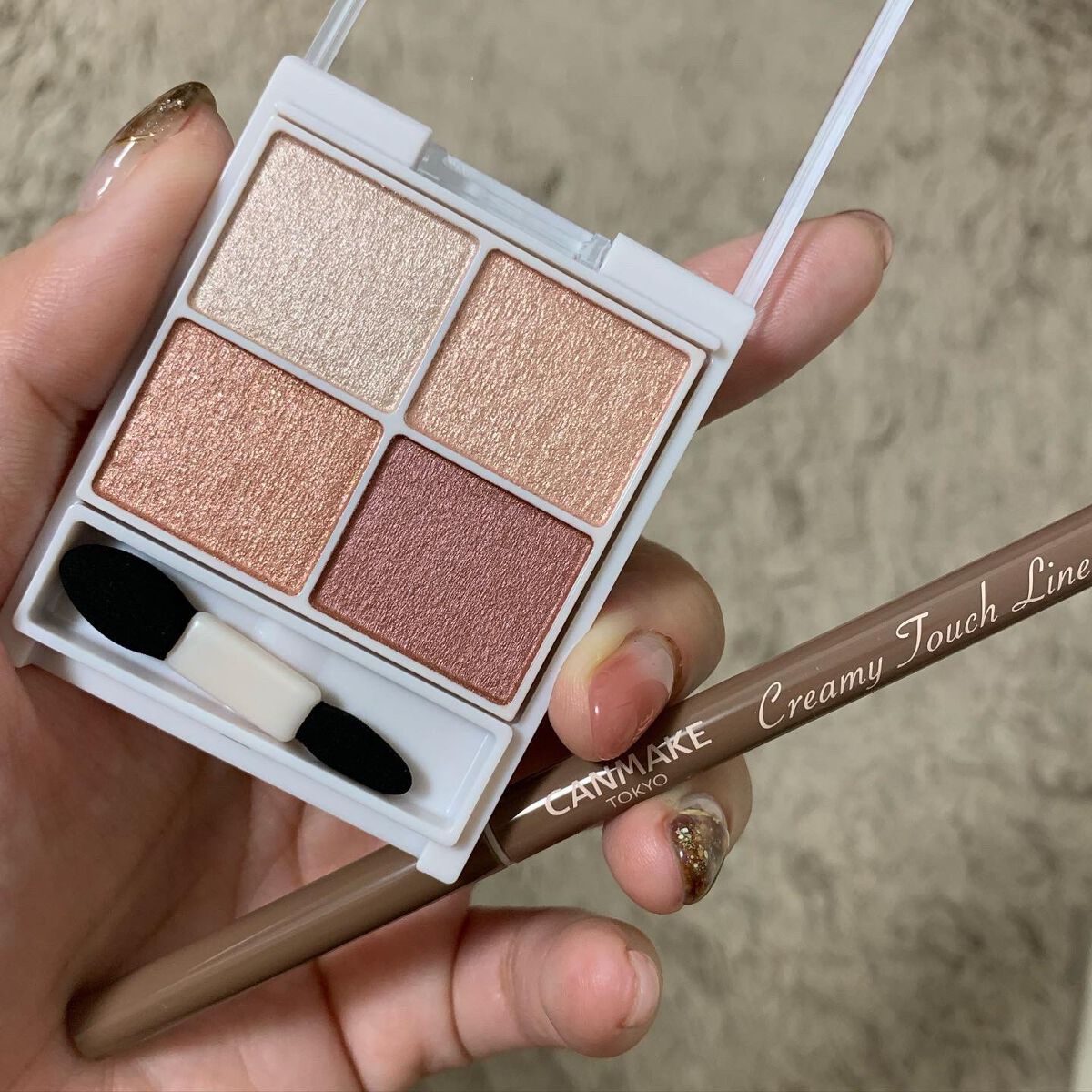 クリーミータッチライナー/キャンメイク/ジェルアイライナーを使ったクチコミ(4枚目)