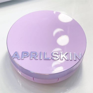 APRILSKIN ウルトラスリムクッション＋レフィルセットのクチコミ「パステルパープルのパケがかわいい💜

APRILSKIN様( @aprilskin_offic.....」（1枚目）