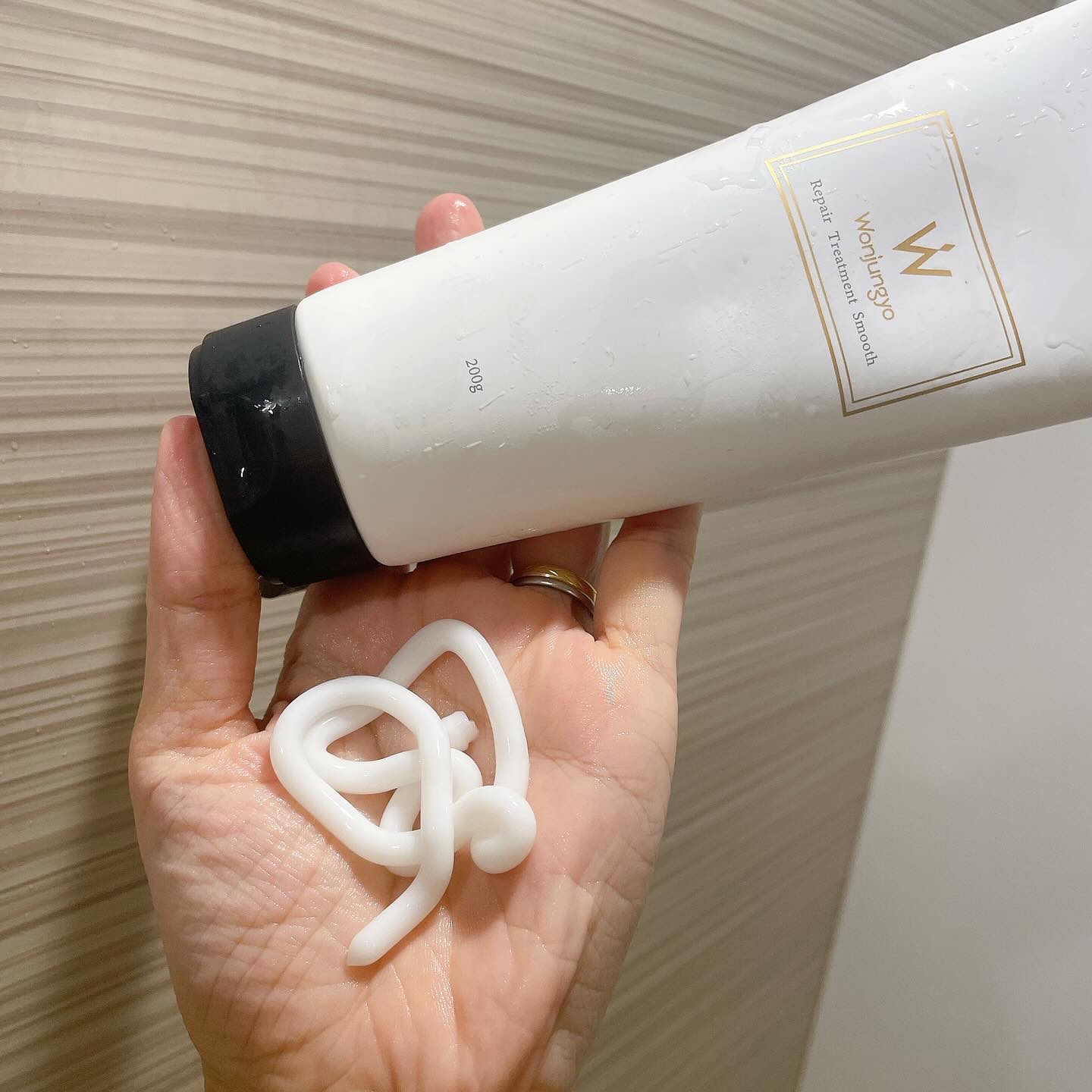 ウォンジョンヨ リペアシャンプー スムース／リペアトリートメント スムース/Wonjungyo/市販シャンプーを使ったクチコミ（3枚目）