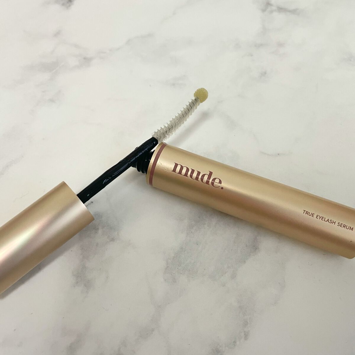 トゥルーアイラッシュセラム/mude./まつげ美容液を使ったクチコミ（2枚目）