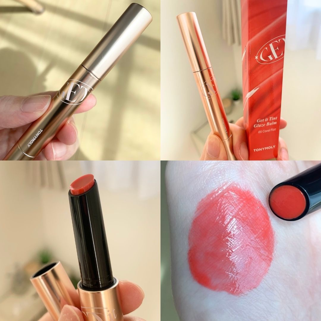 ゲットイットティントグレーズバーム/TONYMOLY/リップティントを使ったクチコミ（3枚目）