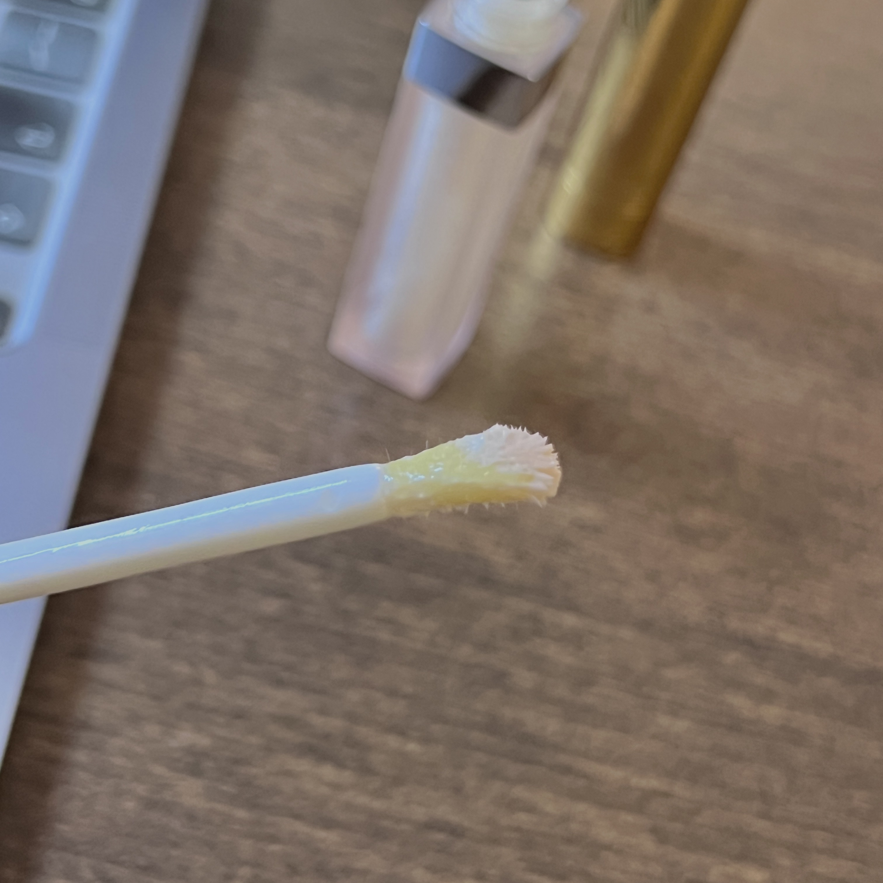 グッチ ルージュ ア レーヴル サタン 223 イザベル ローズウッド/GUCCI beauty/口紅を使ったクチコミ（3枚目）