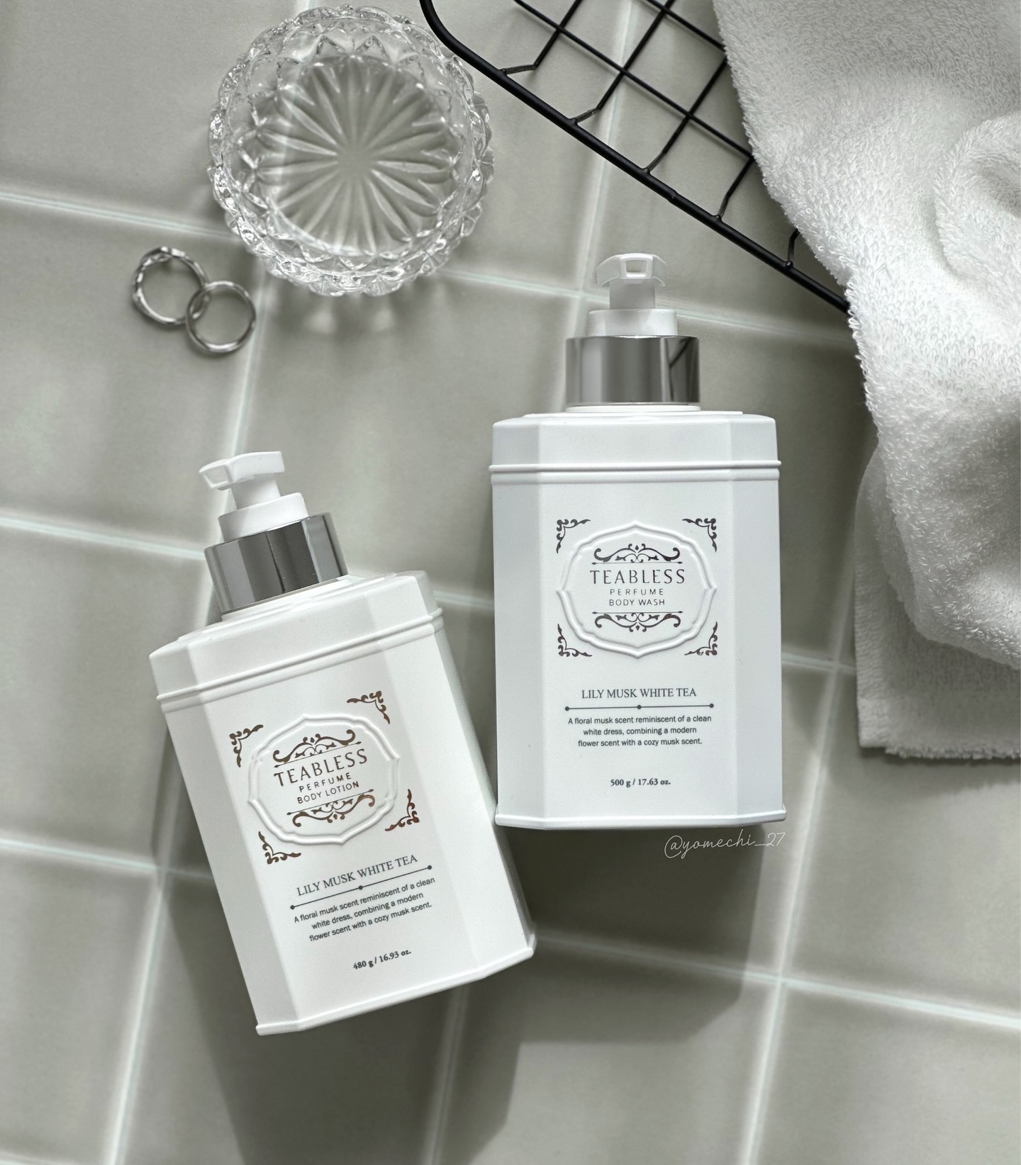パフュームボディローション リリィムスクホワイトティー/TEABLESS/ボディローションを使ったクチコミ（1枚目）