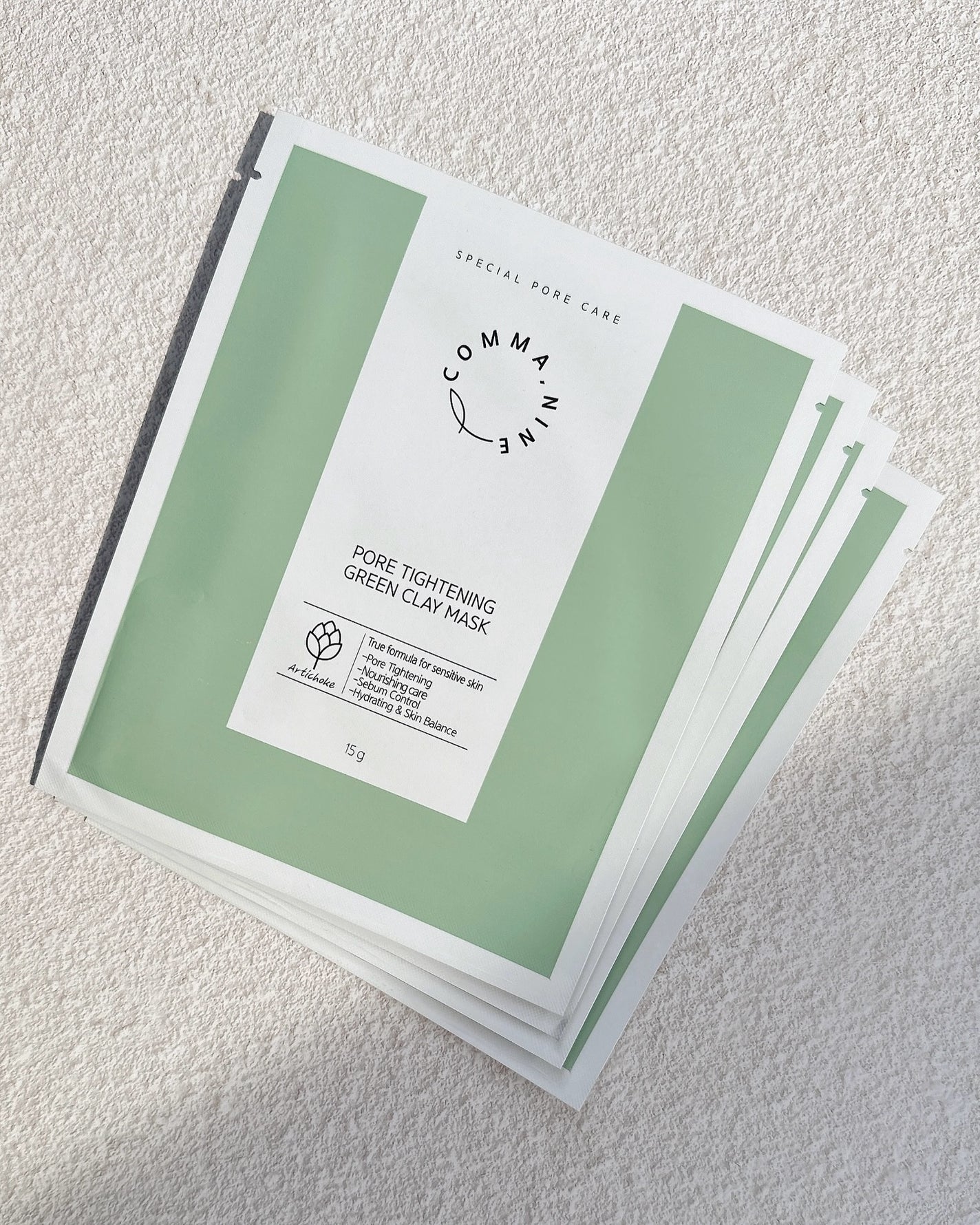 ポアタイトニンググリーンクレイマスク/COMMANINE/シートマスク・パックを使ったクチコミ(1枚目)