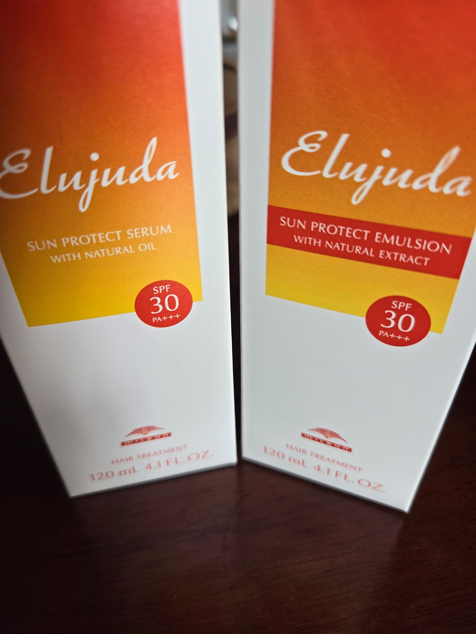 エルジューダ   サンプロテクトオイル/ミルボン/ヘアオイルを使ったクチコミ（1枚目）