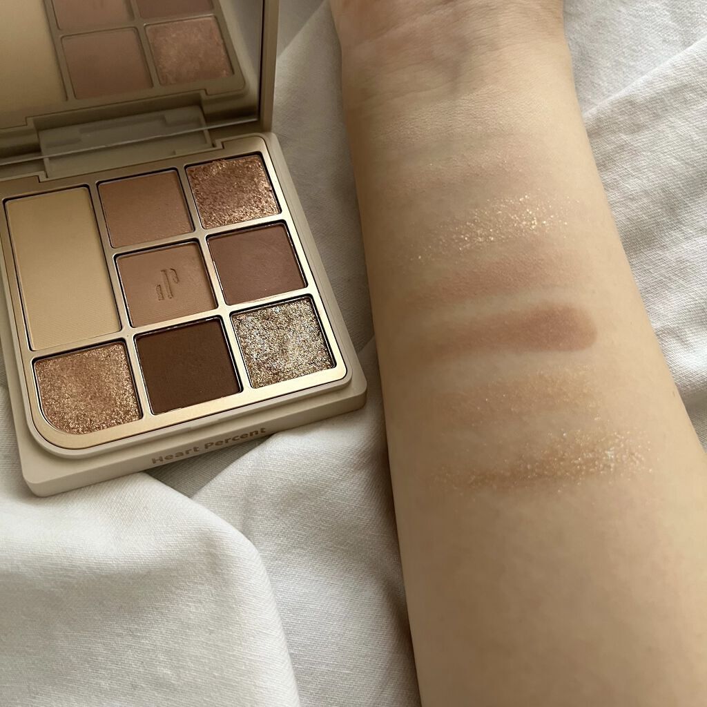 ドットオンムードアイパレット/Heart Percent/アイシャドウパレットを使ったクチコミ（2枚目）