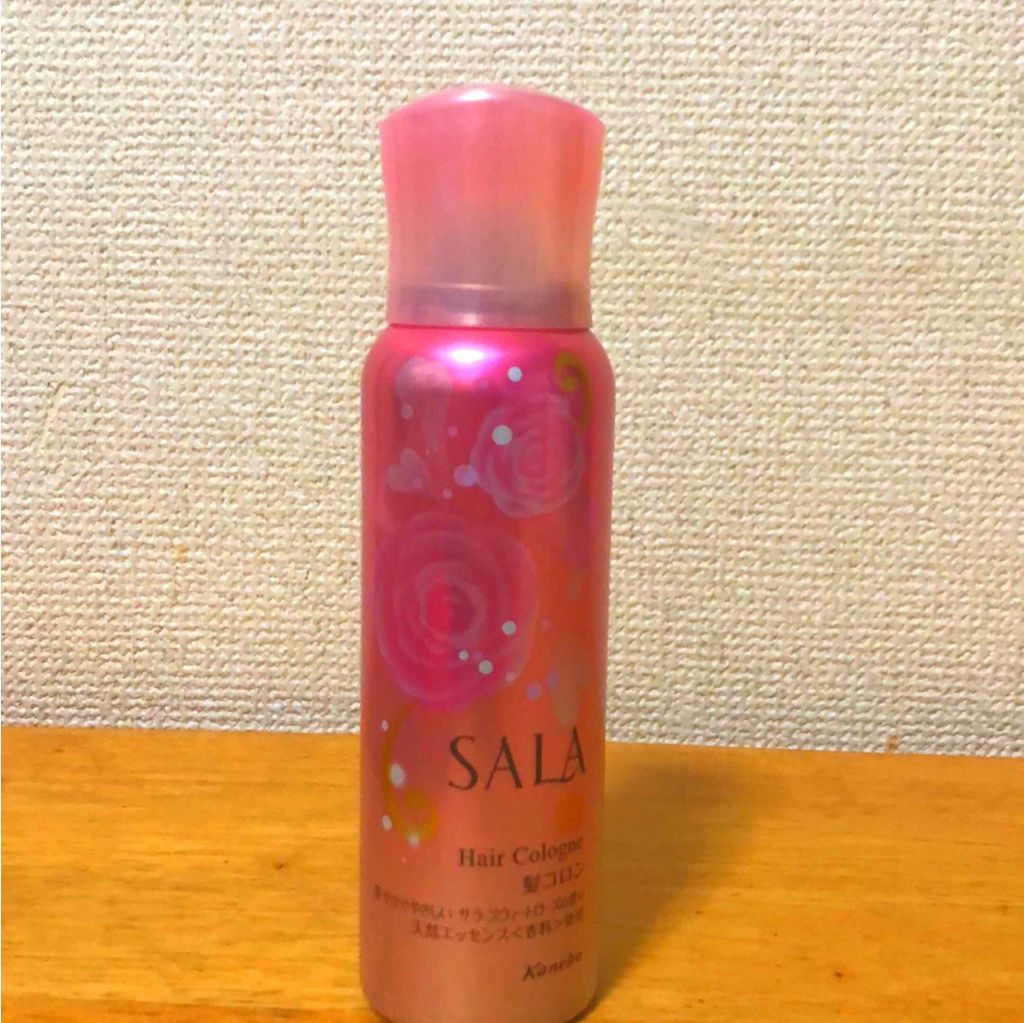 髪コロンB(サラ スウィートローズの香り)/SALA/ヘアミストを使ったクチコミ（1枚目）