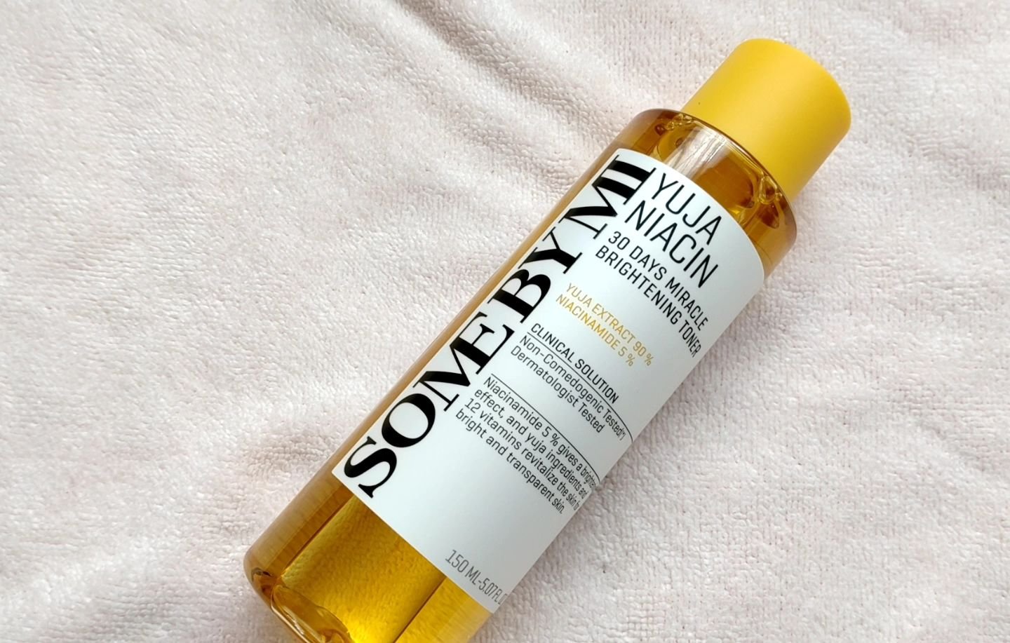 ユズナイアシン30 デイズ ミラクルブライトニング トナー ユズナイアシン30 デイズ ミラクルブライトニング トナー/SOME BY MI/化粧水を使ったクチコミ（2枚目）