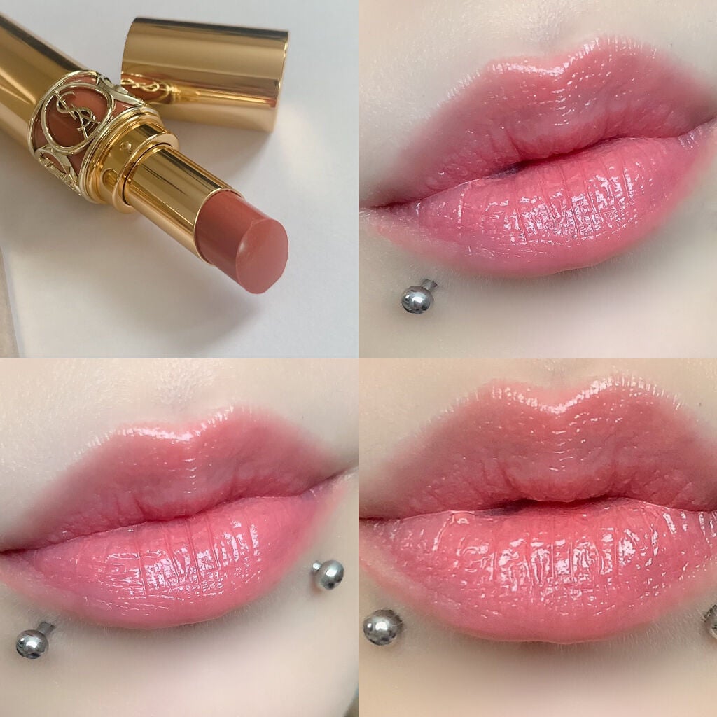 ルージュ ヴォリュプテ シャイン/YVES SAINT LAURENT BEAUTE/口紅を使ったクチコミ(4枚目)