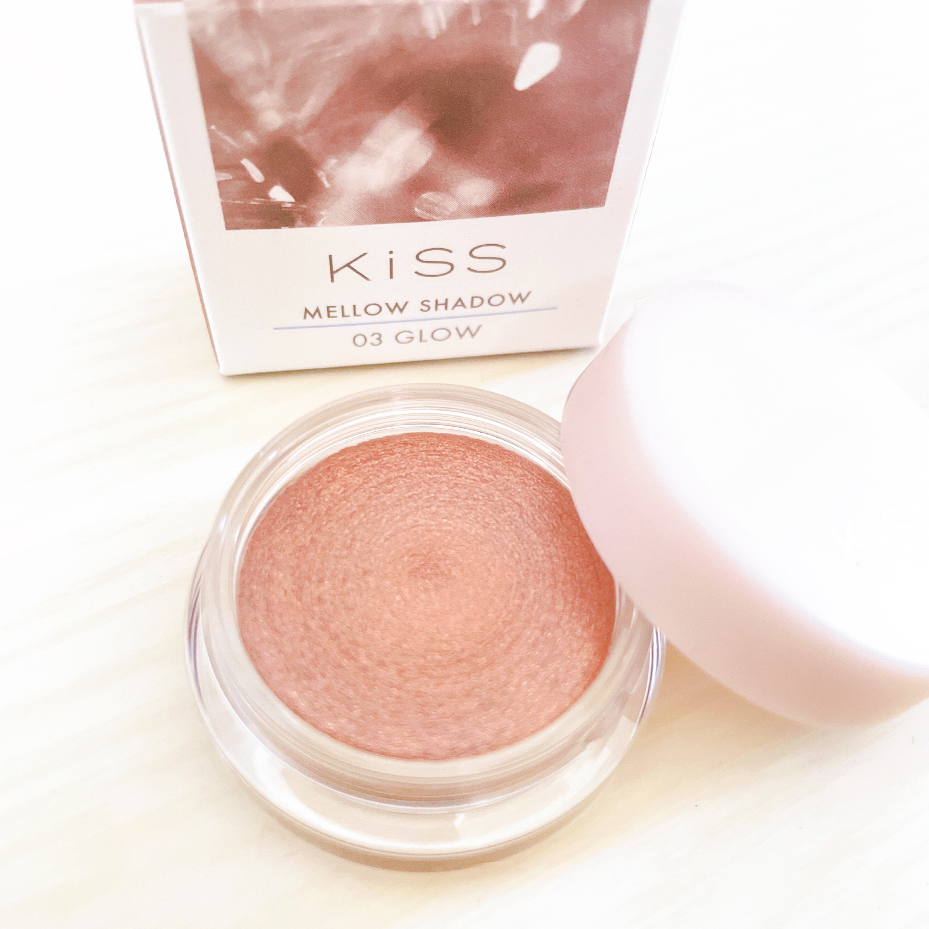 メロウシャドウ 03 憧憬トープ/KiSS/ジェル・クリームアイシャドウを使ったクチコミ（2枚目）