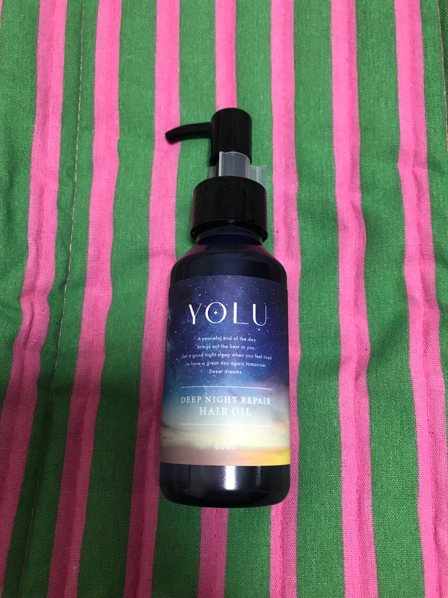 ディープナイトリペアヘアオイル/YOLU/ヘアオイルを使ったクチコミ(1枚目)